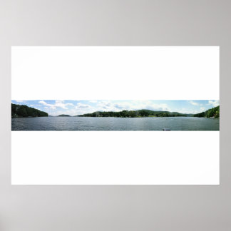 Affiche Panoramique du lac de Candlewood
