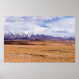 Affiche Panoramique du paysage tibétain