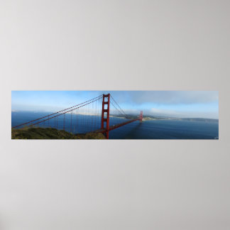 Affiche Panoramique du pont Golden Gate