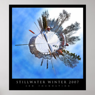 Affiche Panoramique polaire d'hiver Stillwater
