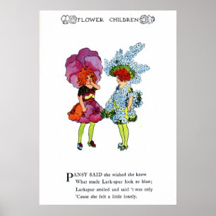 Affiche Pansy et Larkspur
