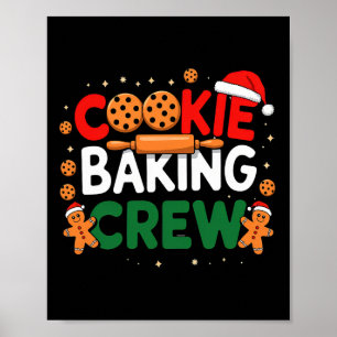 Affiche Pantalon de Crew de Roi de Cookie de Noël Famille