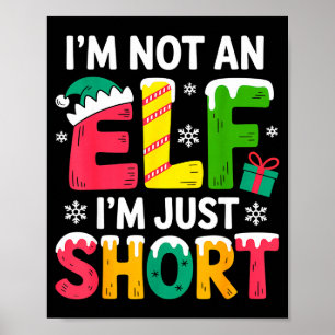 Affiche Pantalon de Noël drôle pour famille Je ne suis pas