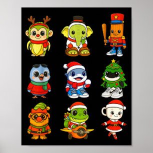 Affiche Pantalon de pyjama Kid Brainrot Noël 2025 Fêtes Lo