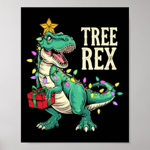 Affiche Pantalon de pyjama Noël Dinosaure Arbre Rex Hommes