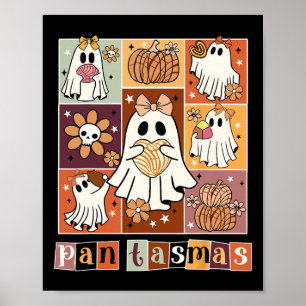 Affiche Pantasmas Ghost Éffrayant Conchas drôle Halloween