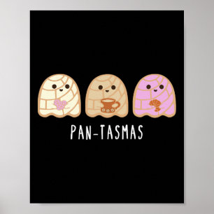 Affiche Pantasmas Ghost Funny Éffrayant Conchas Mexicain G