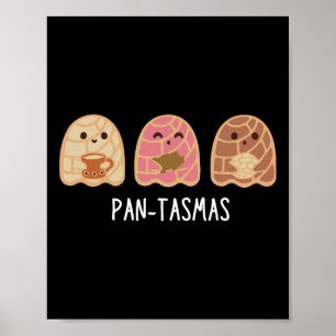 Affiche Pantasmas Ghost Funny Éffrayant Conchas Mexicain G
