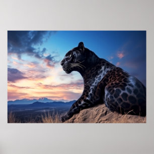 Affiche Panther Animal Nature Majestic Wild