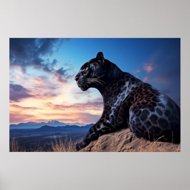 Affiche Panther Animal Nature Majestic Wild (Devant)