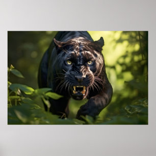 Affiche Panther Animal Nature Majestic Wild