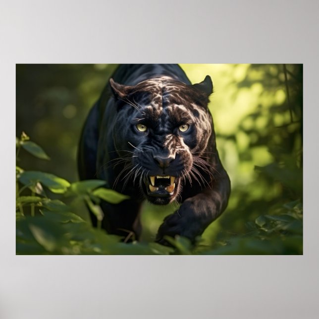 Affiche Panther Animal Nature Majestic Wild (Devant)