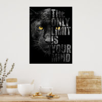 Panthère noire Motivation La Seule Limite Est Votr