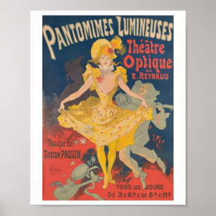 Affiche Pantomimes Lumineuses