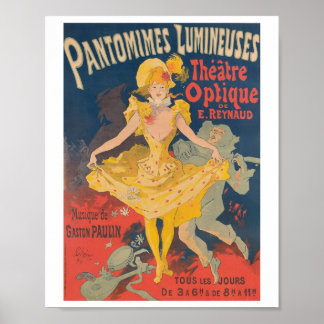 Affiche Pantomimes Lumineuses