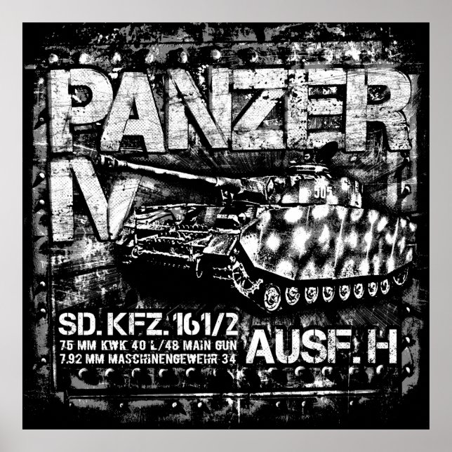 Affiche Panzer IV (Devant)