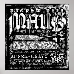 Affiche Panzer VIII Maus