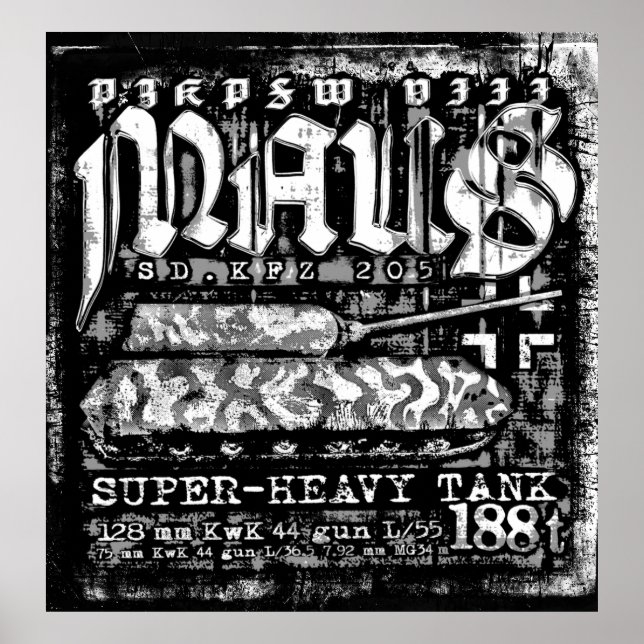 Affiche Panzer VIII Maus (Devant)