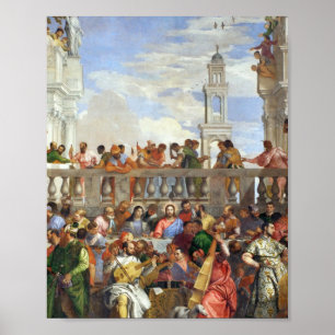 Affiche Paolo Veronese - Le Mariage À Cana 1563