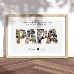 Affiche Papa 28 Photo Collage de photos pour papa ou grand