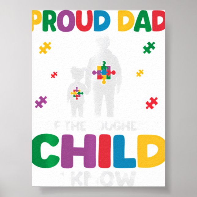 Affiche Papa autiste de fille (Devant)