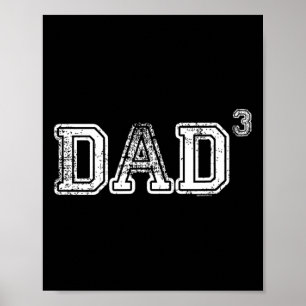 Affiche Papa Cadeaux Pour Papa Papa Papa De 3 Fêtes des pè