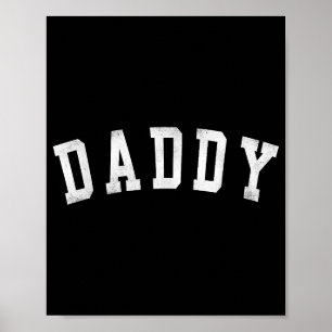 Affiche Papa - Classic Bold Fête des pères de police papa