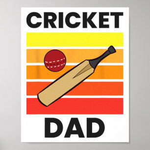 Affiche Papa Cricket Drôle Papa Cricket