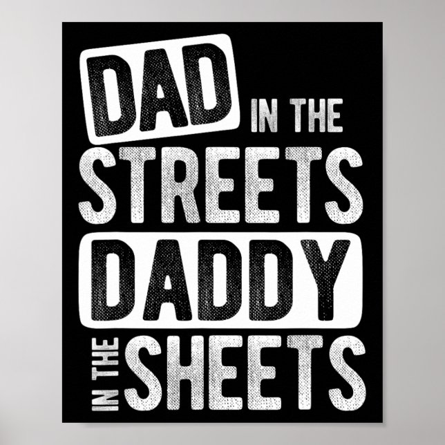 Affiche Papa dans les rues, papa dans les draps, Meilleur  (Devant)