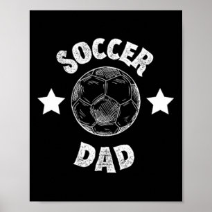 Affiche Papa de football masculin Famille Équipe de footba