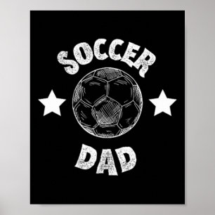Affiche Papa de football masculin Famille Équipe de Footll