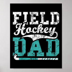 Affiche Papa de hockey sur gazon - Joueur de hockey sur ga