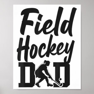Affiche Papa de hockey sur gazon Papa de hockey sur gazon