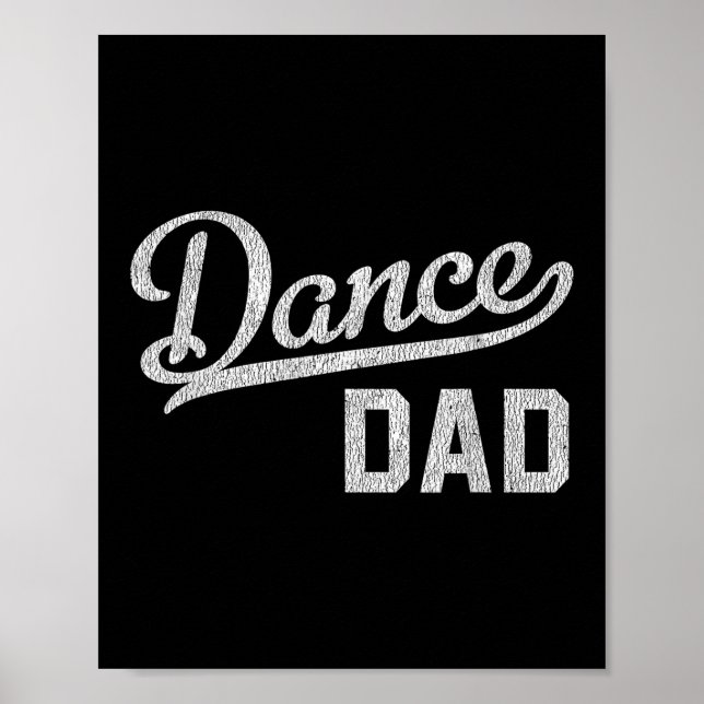 Affiche Papa de la danse Danseur fier Papa (Devant)