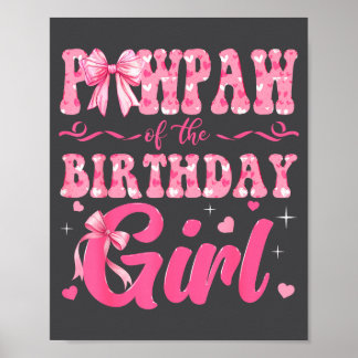 Affiche Papa de la famille de la fille d'anniversaire Nk C