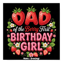 Papa de la fille de la fête d'anniversaire de Berr