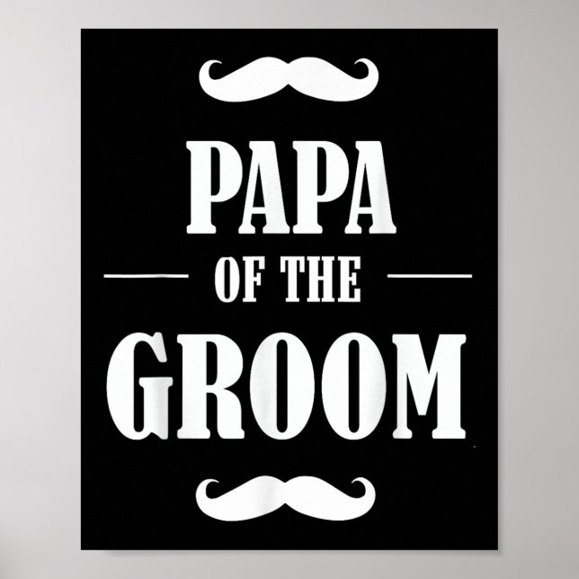 Affiche Papa De La Pièce T Chemise Funny Mariage Bachelor  (Devant)