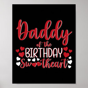 Affiche Papa De L'Anniversaire Amour Anniversaire Fille Bd