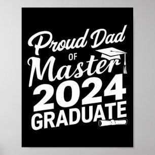 Affiche Papa De Master 2024 Diplômé