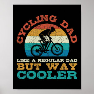 Affiche Papa de VTT, Cadeau, Comme un papa normal, Cool