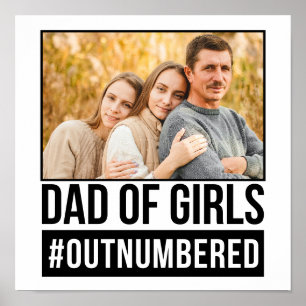 Affiche Papa des filles #Surnuméroté