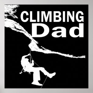 Affiche Papa d'escalade