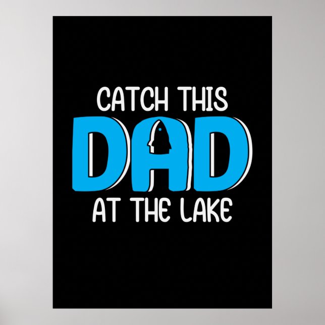 Affiche Papa Donne Ce Papa Au Lac (Devant)