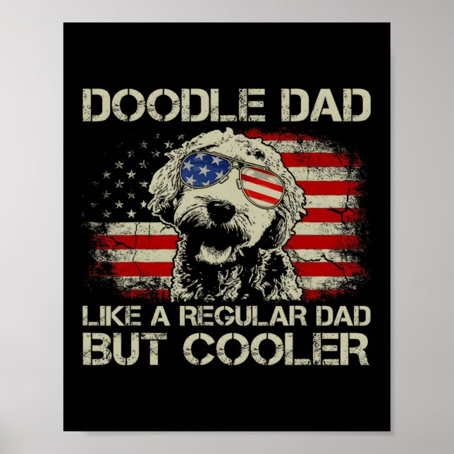 Affiche Papa Doodle comme un papa normal mais plus cool Go (Devant)