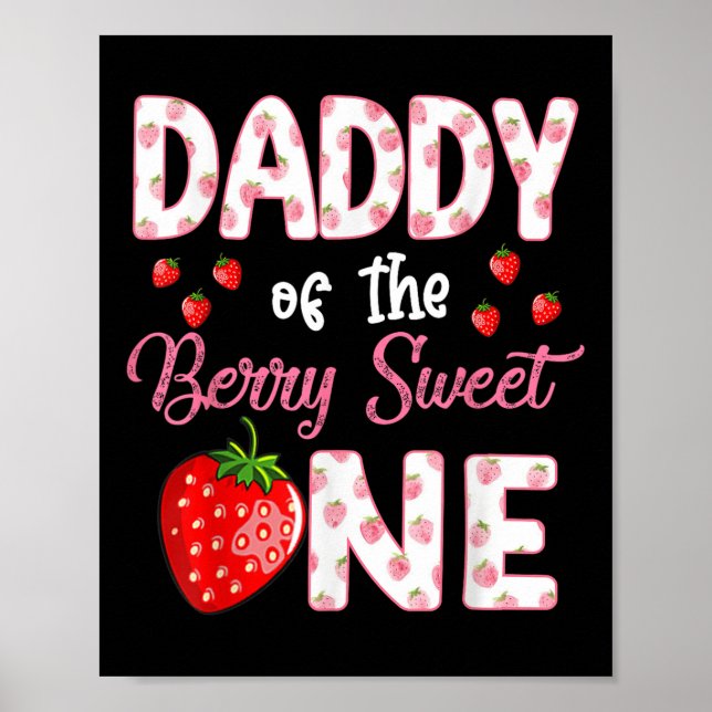 Affiche Papa Du Berry Sweet One Strawberry First Birt (Devant)