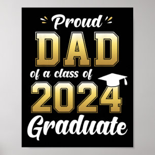 Affiche Papa D'Un Cl De 2024 Chemise Diplômée Papa Senior