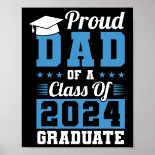 Affiche Papa D'Un Cl De 2024 Graduate Graduation Papa Fami
