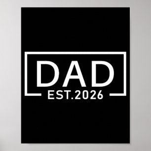 Affiche Papa Est 2026 Logo Père 2026 Chargement Nouveau Pa