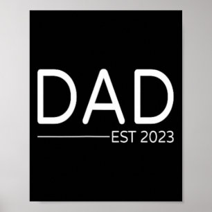 Affiche Papa Est Première Fête des pères Promue À Papa