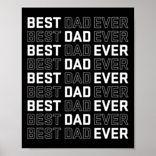 Affiche Papa Ever - Fête du Père Unique Hommes
